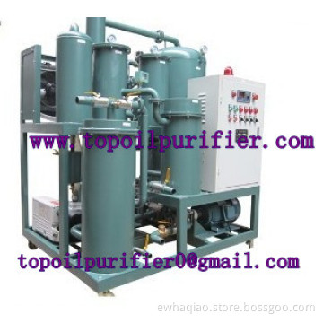 Used turbine oil recycling machine, Low load design, coalescing-separating filter, Ship-shape chassis-mount structure